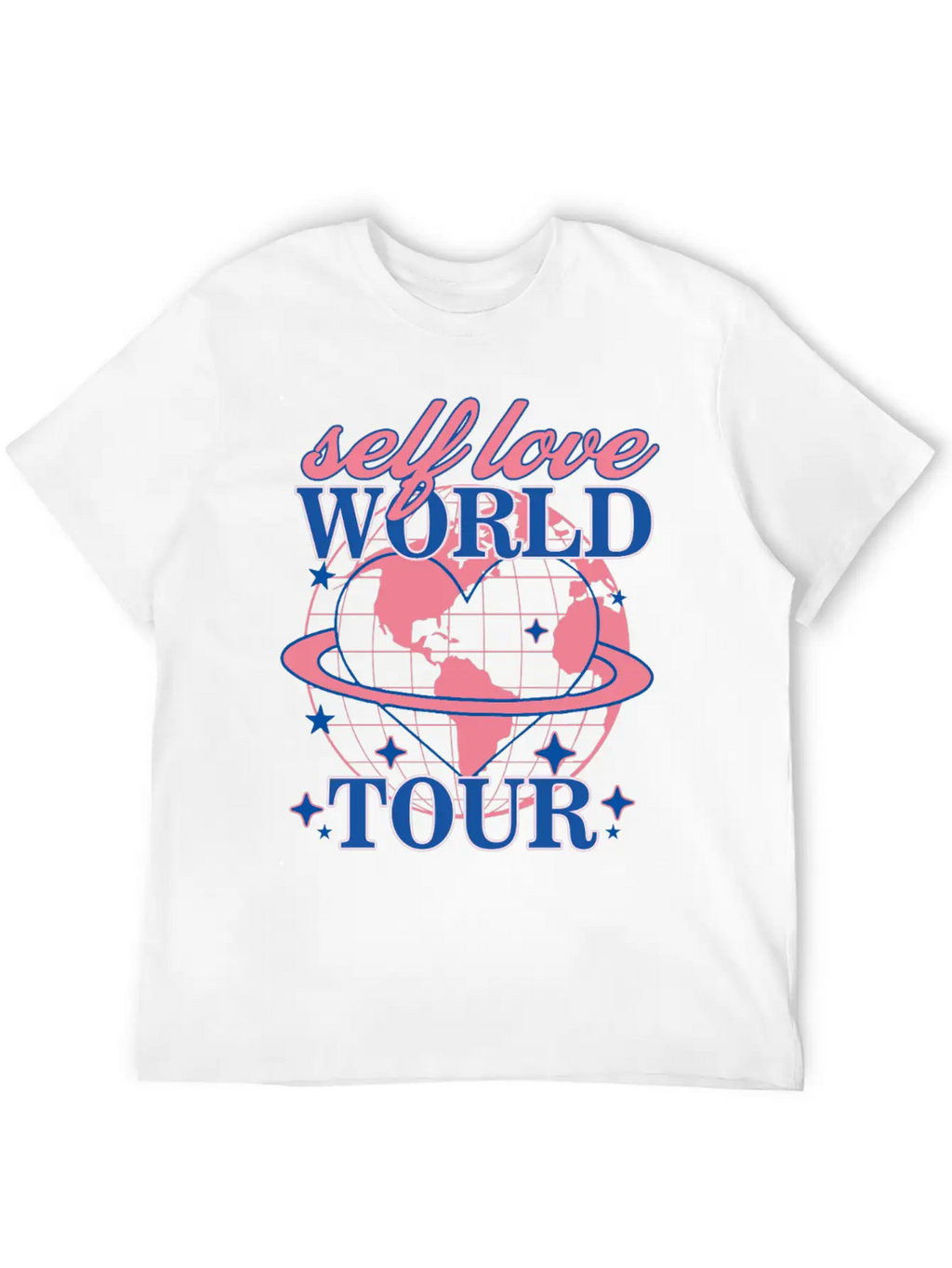 Selflove World Tour Unisex Casual T-Shirt – Clean Design For Daily Comfort