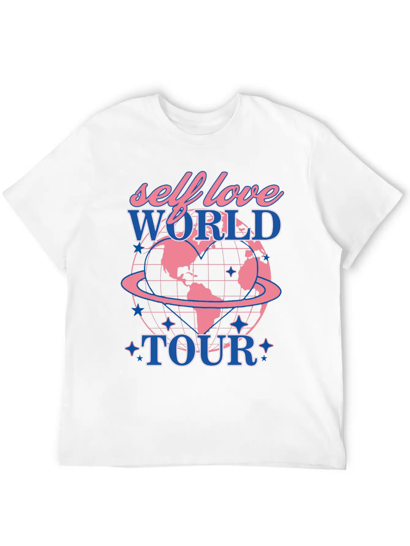 Selflove World Tour Unisex Casual T-Shirt – Clean Design For Daily Comfort