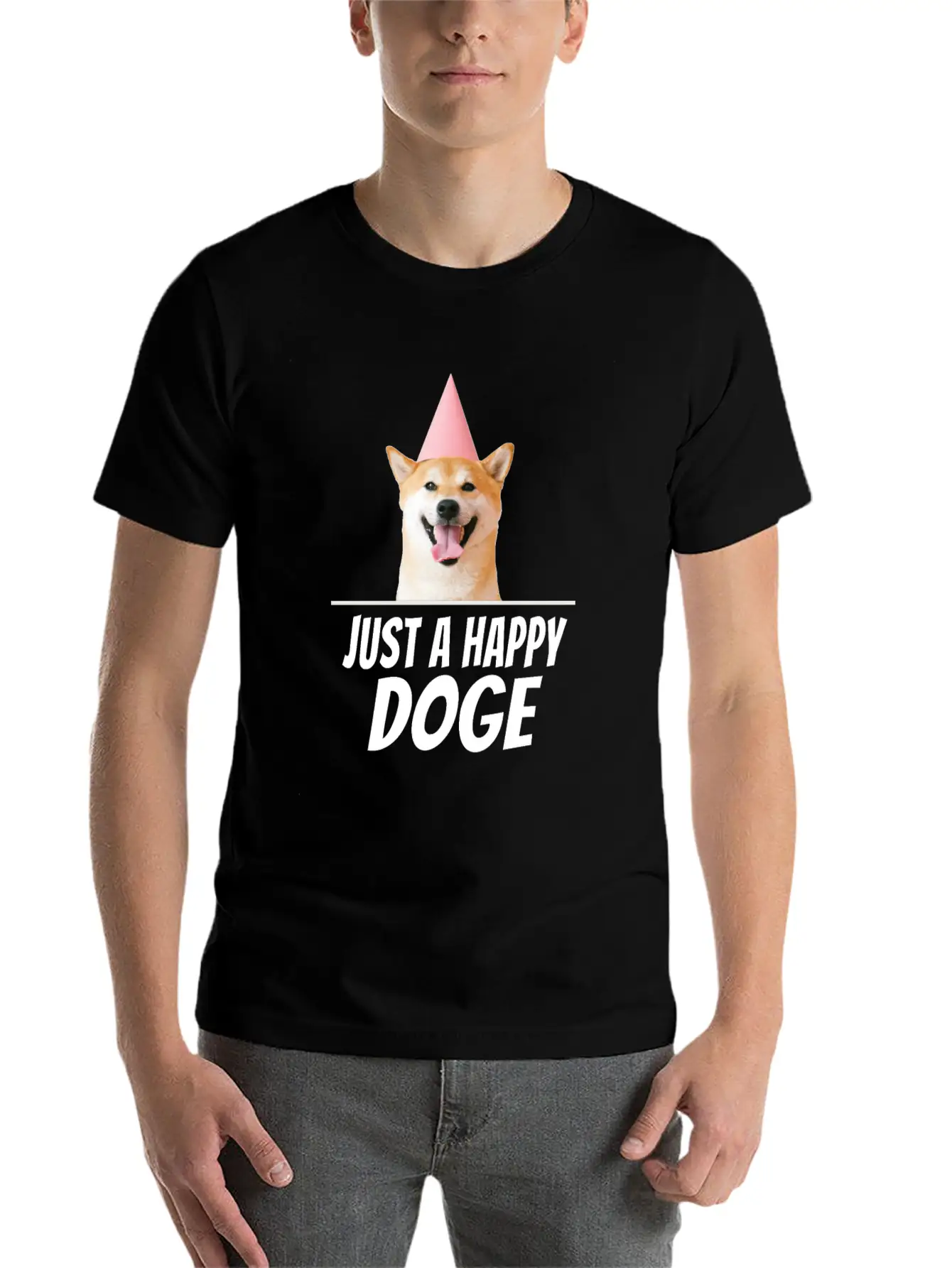 $SHIB Shiba Inu Coin Token Doge Dogecoin Crypto Unisex Casual T-Shirt – Clean Design For Daily Comfort