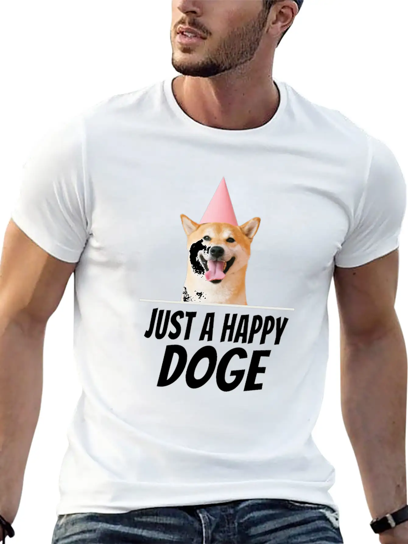 $SHIB Shiba Inu Coin Token Doge Dogecoin Crypto Unisex Casual T-Shirt – Clean Design For Daily Comfort