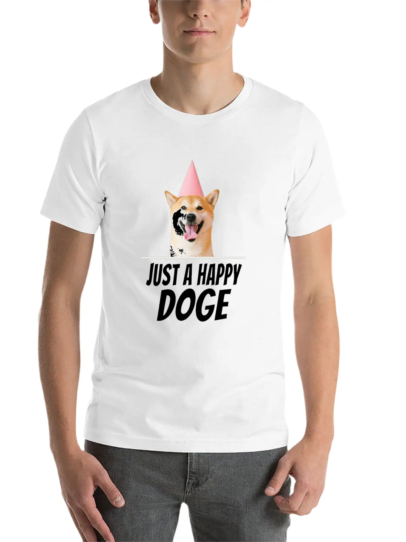 $SHIB Shiba Inu Coin Token Doge Dogecoin Crypto Unisex Casual T-Shirt – Clean Design For Daily Comfort