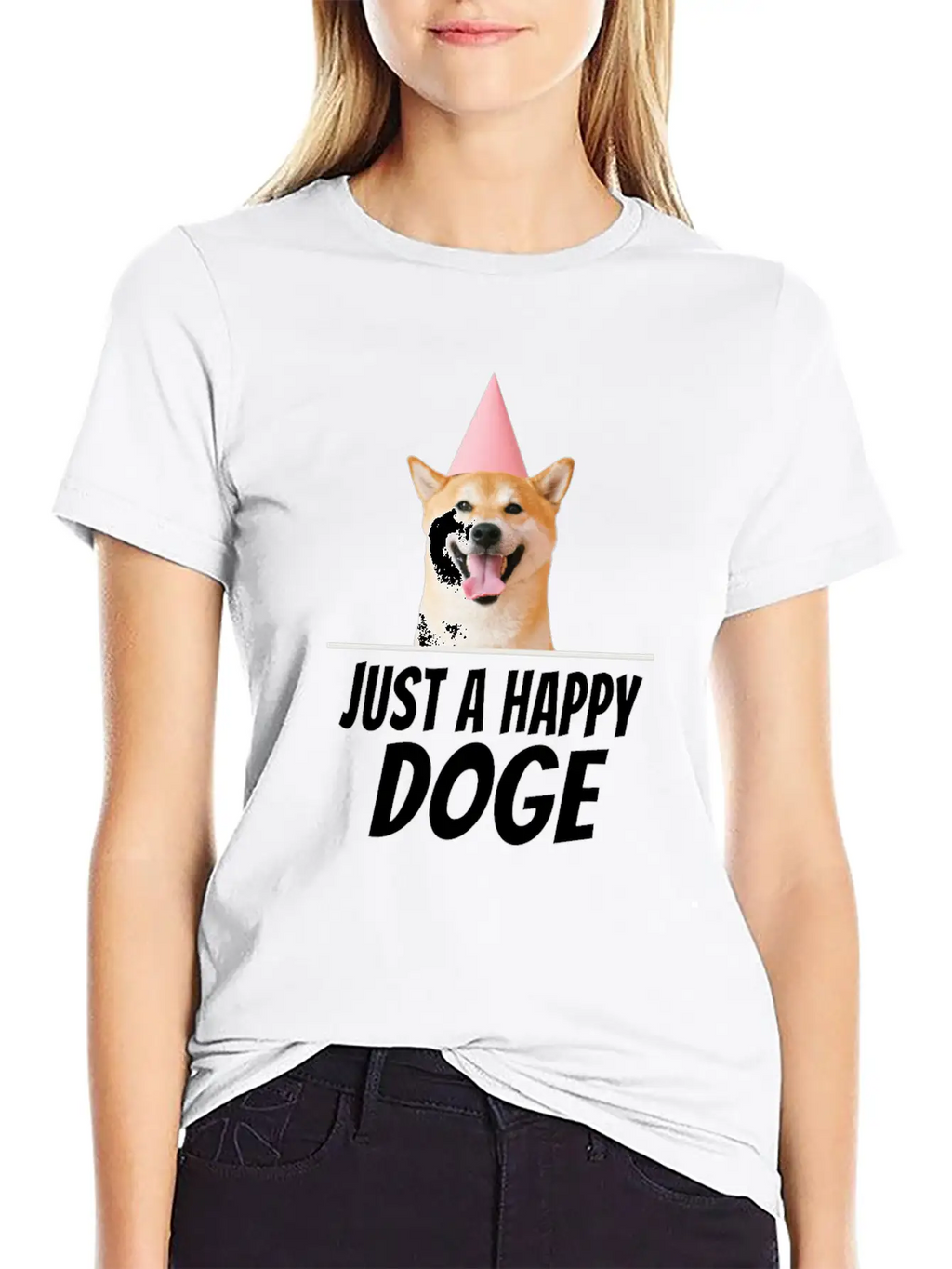 $SHIB Shiba Inu Coin Token Doge Dogecoin Crypto Unisex Casual T-Shirt – Clean Design For Daily Comfort