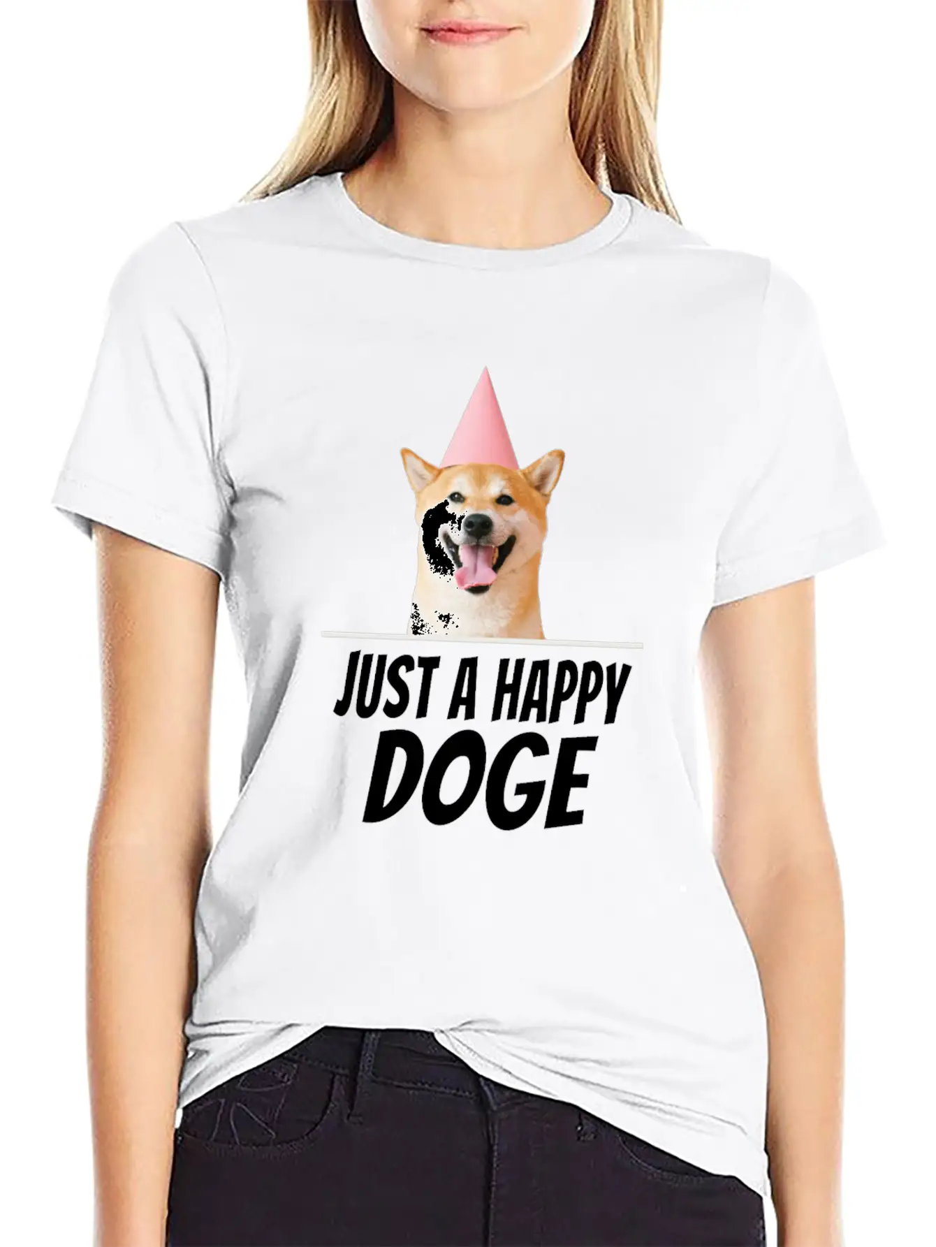 $SHIB Shiba Inu Coin Token Doge Dogecoin Crypto Unisex Casual T-Shirt – Clean Design For Daily Comfort