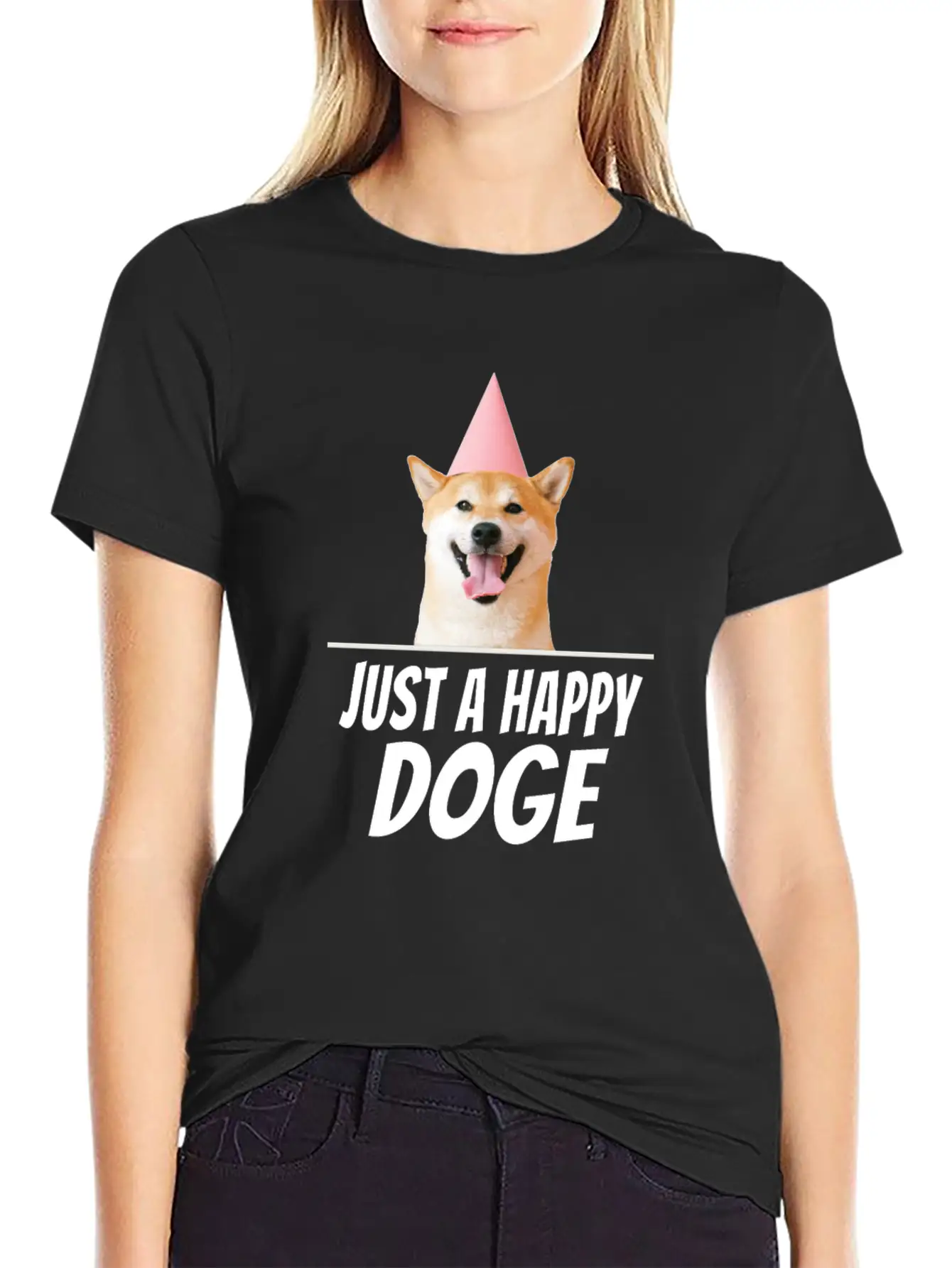 $SHIB Shiba Inu Coin Token Doge Dogecoin Crypto Unisex Casual T-Shirt – Clean Design For Daily Comfort