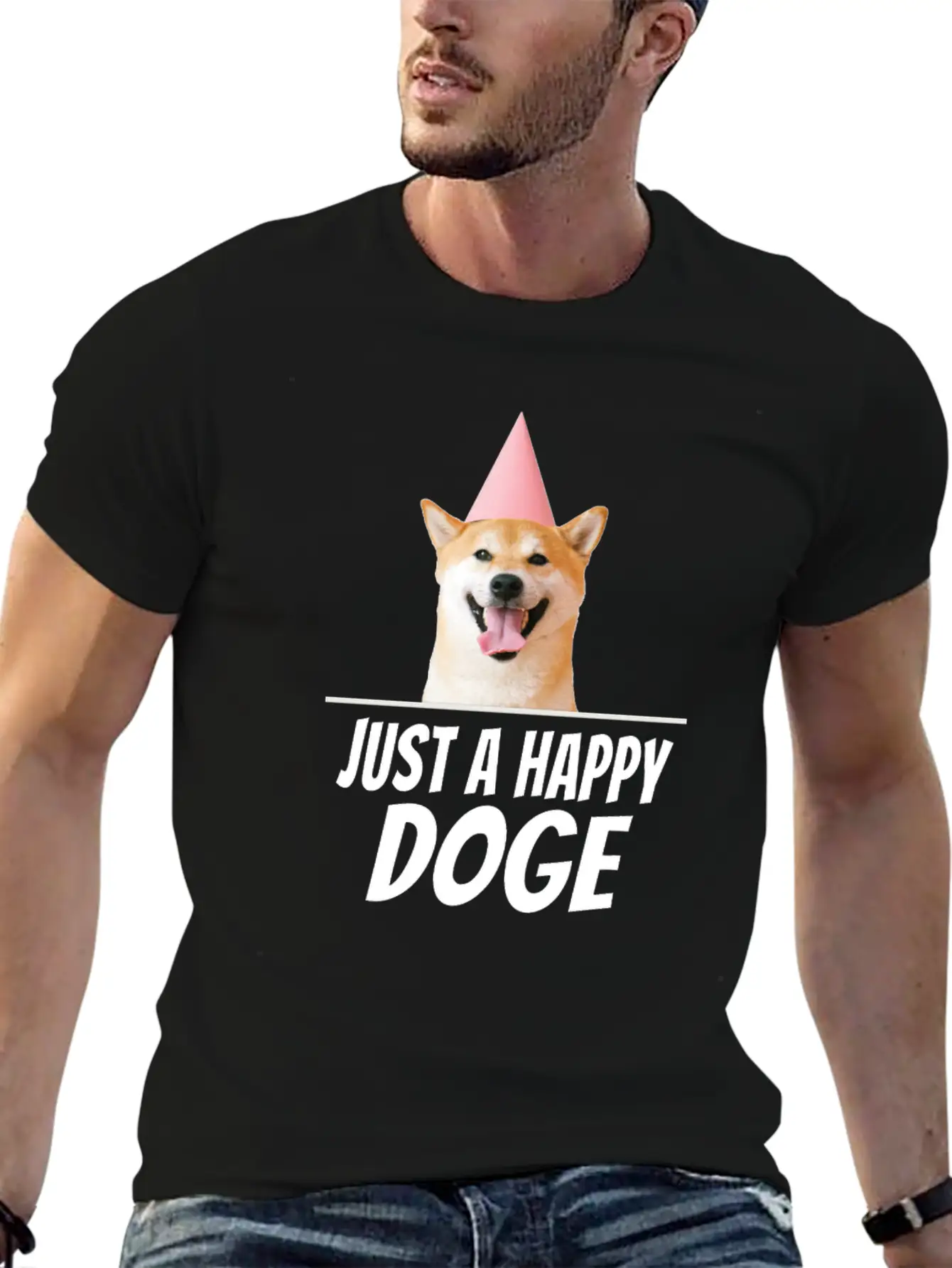 $SHIB Shiba Inu Coin Token Doge Dogecoin Crypto Unisex Casual T-Shirt – Clean Design For Daily Comfort