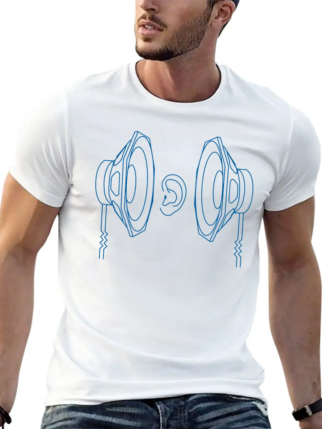 The World According To Ears Unisex Casual T-Shirt – Clean Design For Daily Comfort