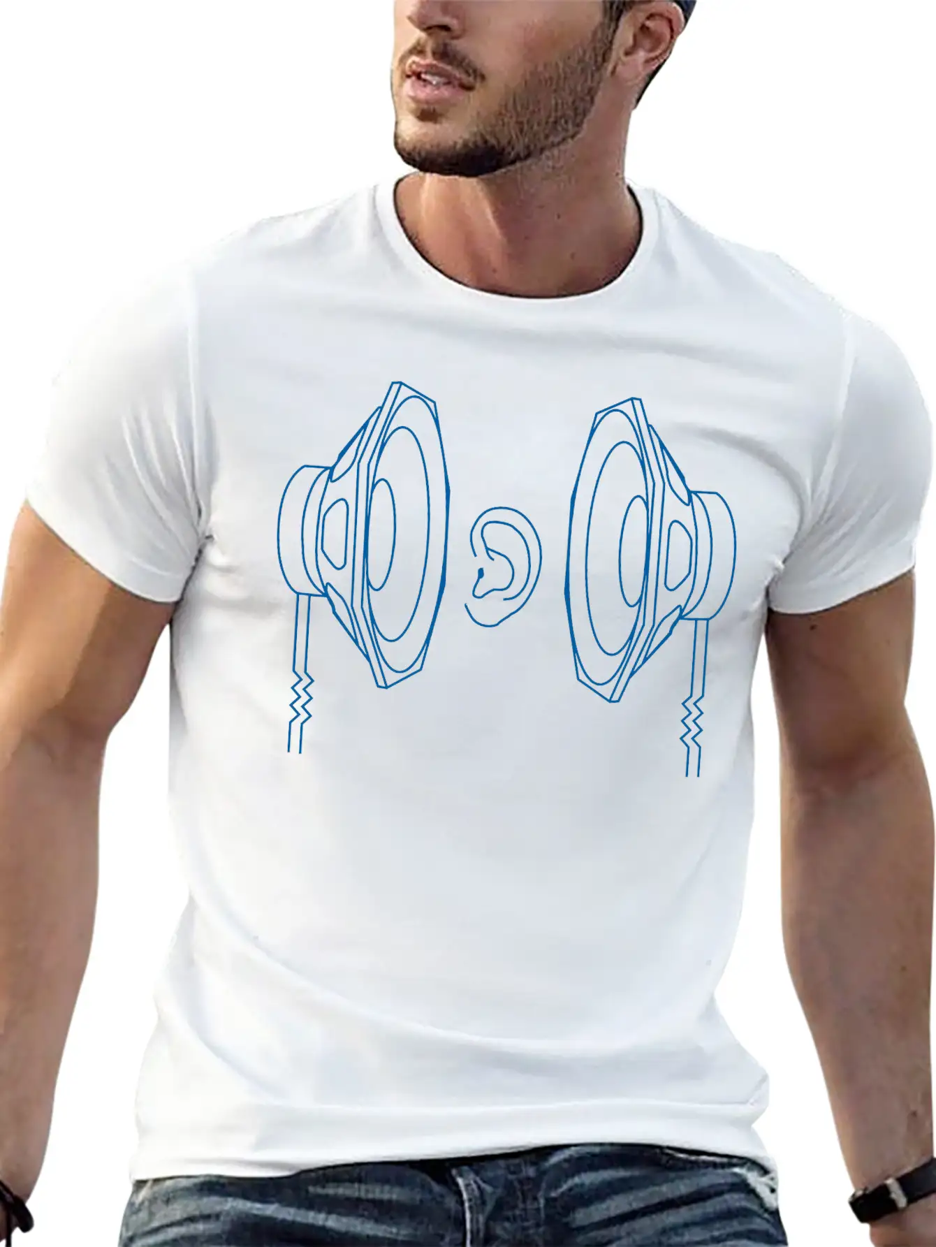 The World According To Ears Unisex Casual T-Shirt – Clean Design For Daily Comfort