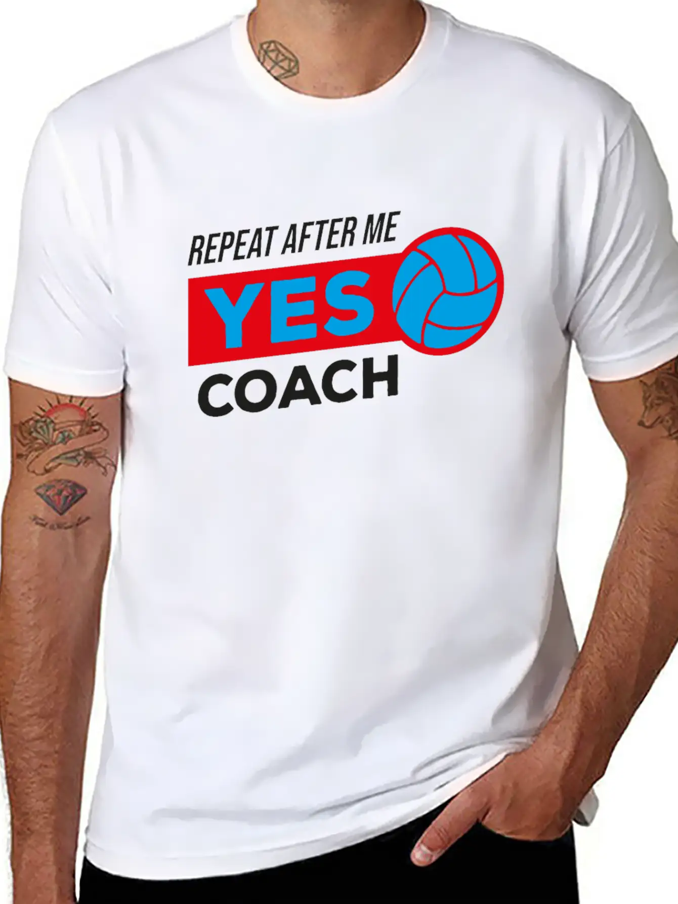 Volleyball Coach Training Team Unisex Casual T-Shirt – Clean Design For Daily Comfort