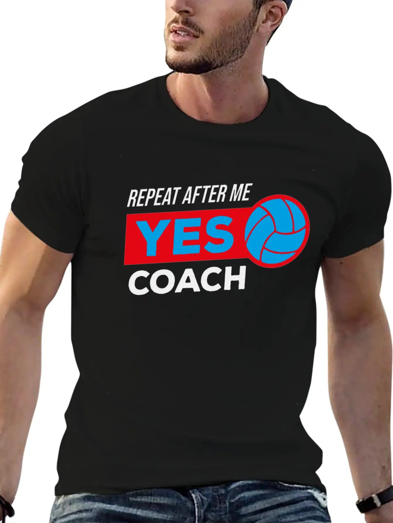 Volleyball Coach Training Team Unisex Casual T-Shirt – Clean Design For Daily Comfort