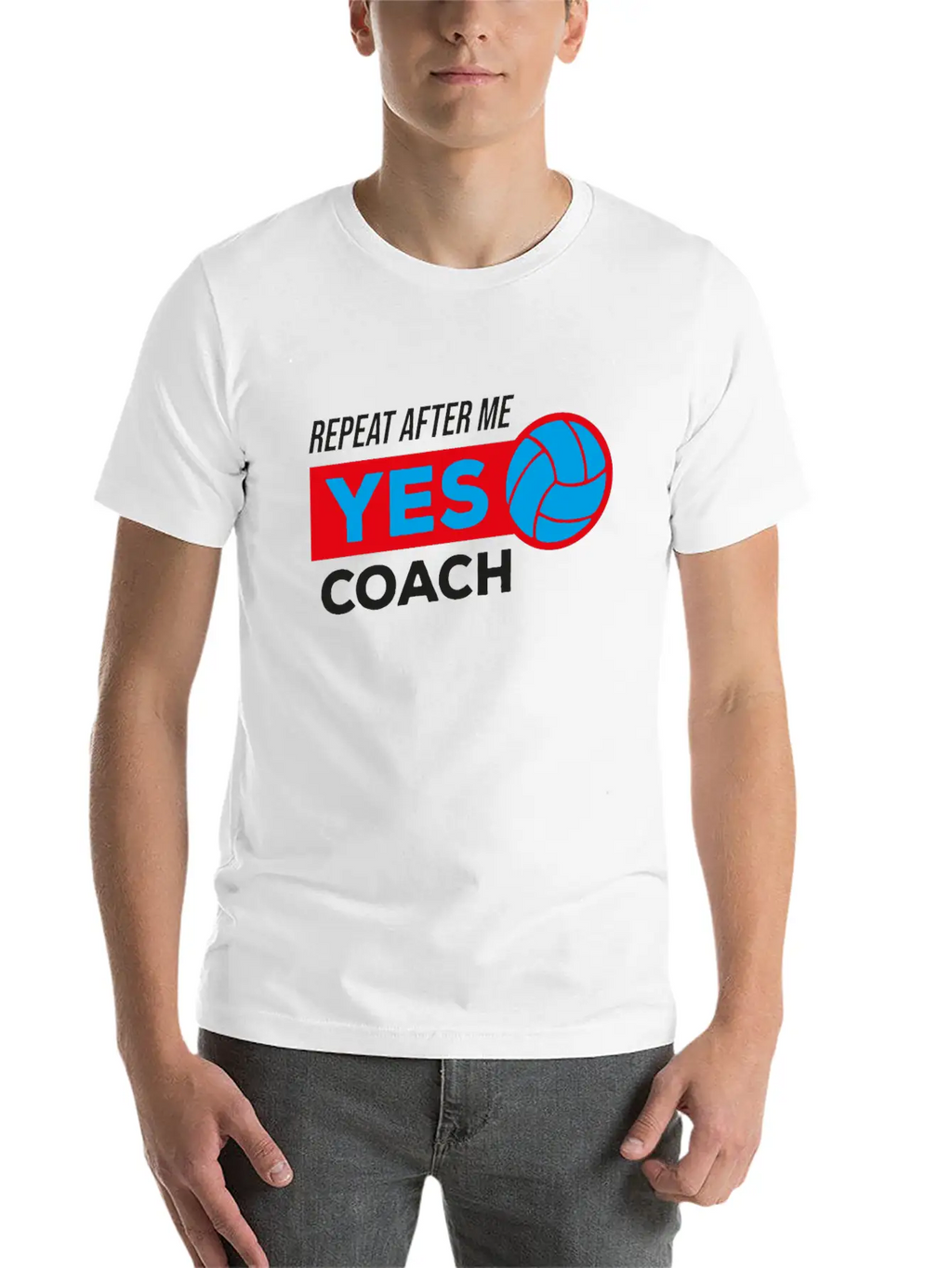 Volleyball Coach Training Team Unisex Casual T-Shirt – Clean Design For Daily Comfort