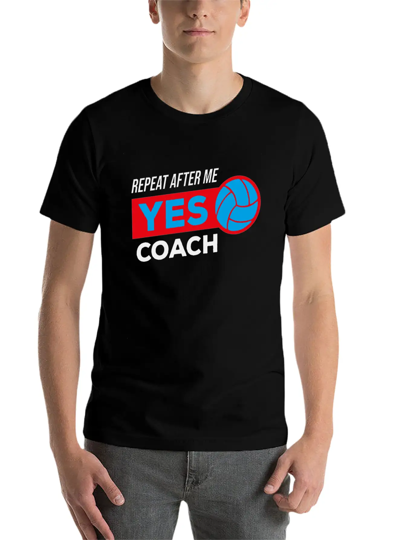 Volleyball Coach Training Team Unisex Casual T-Shirt – Clean Design For Daily Comfort