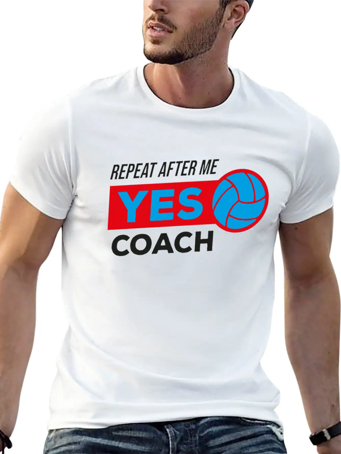 Volleyball Coach Training Team Unisex Casual T-Shirt – Clean Design For Daily Comfort