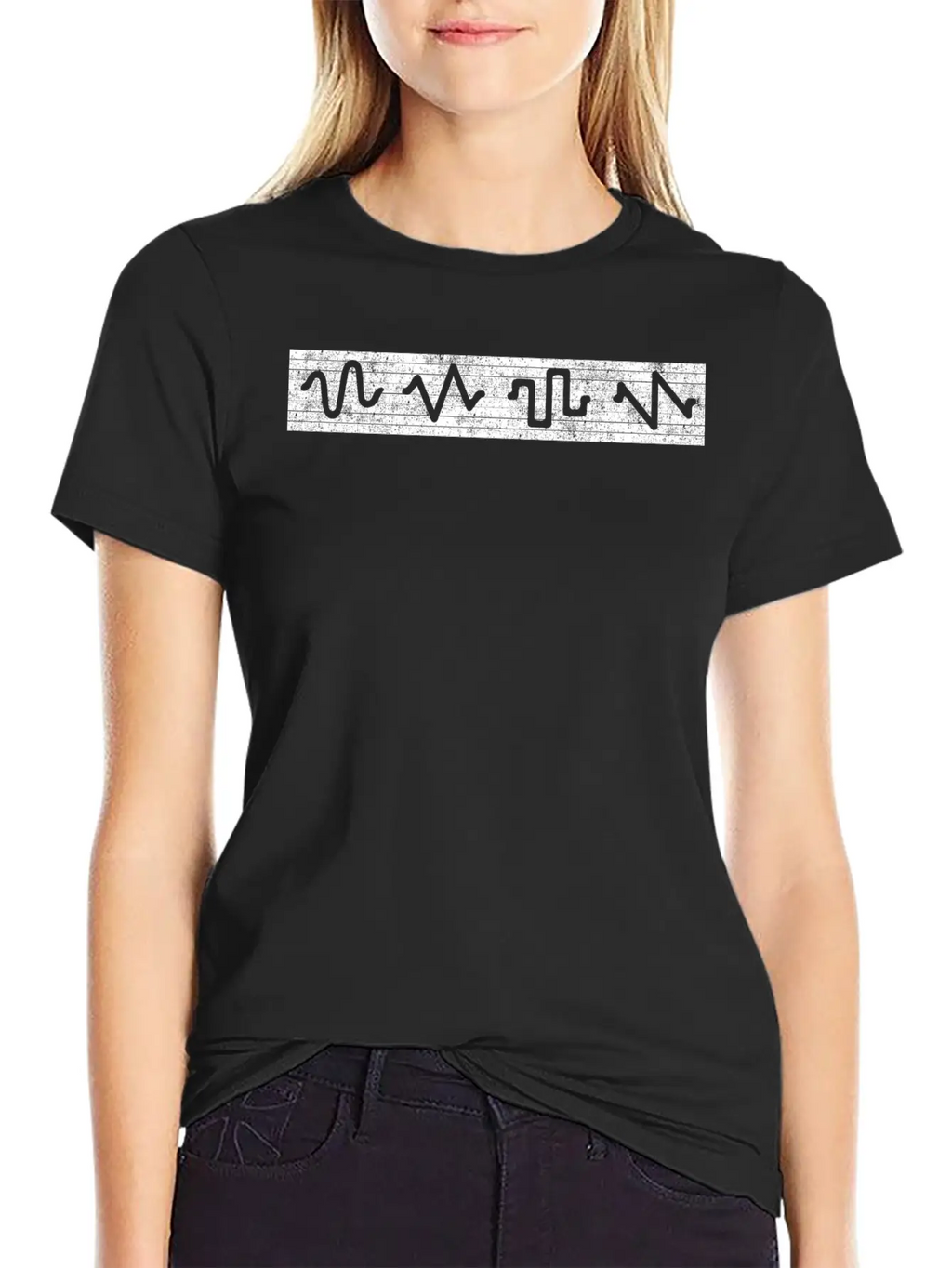 Waveform Music Producer Modular Synthesizer Unisex Casual T-Shirt – Clean Design For Daily Comfort