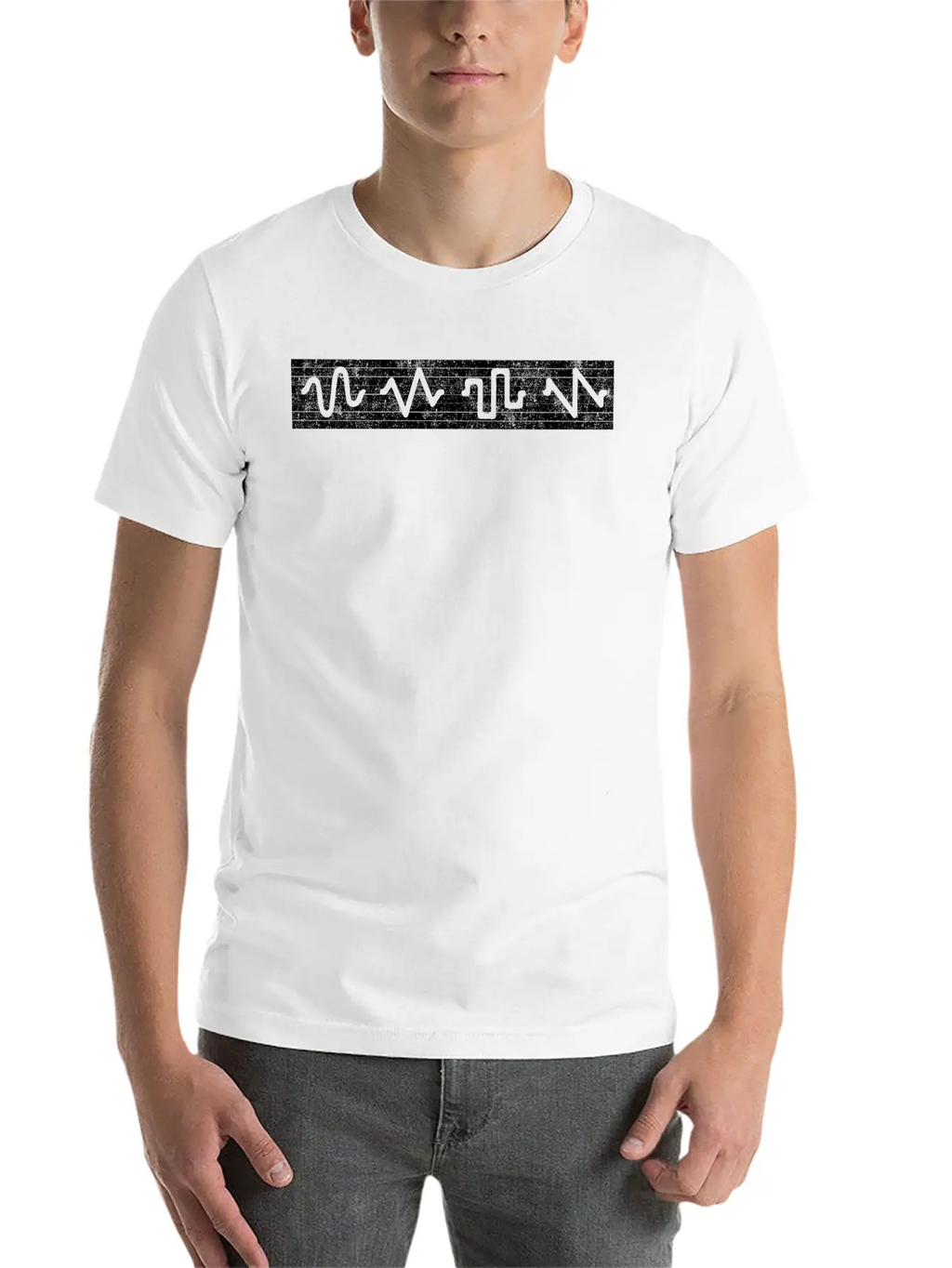 Waveform Music Producer Modular Synthesizer Unisex Casual T-Shirt – Clean Design For Daily Comfort