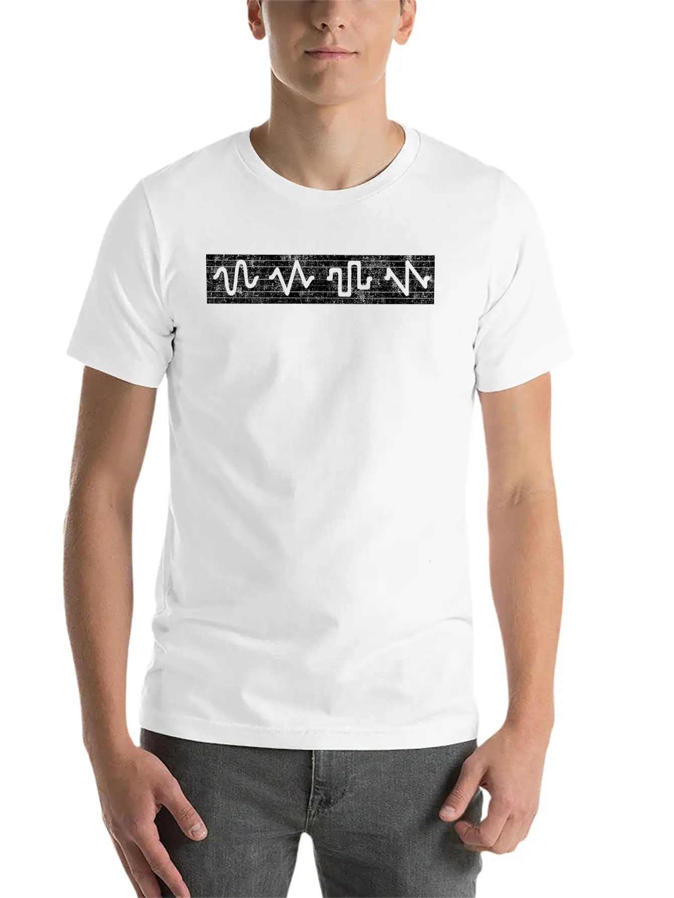 Waveform Music Producer Modular Synthesizer Unisex Casual T-Shirt – Clean Design For Daily Comfort