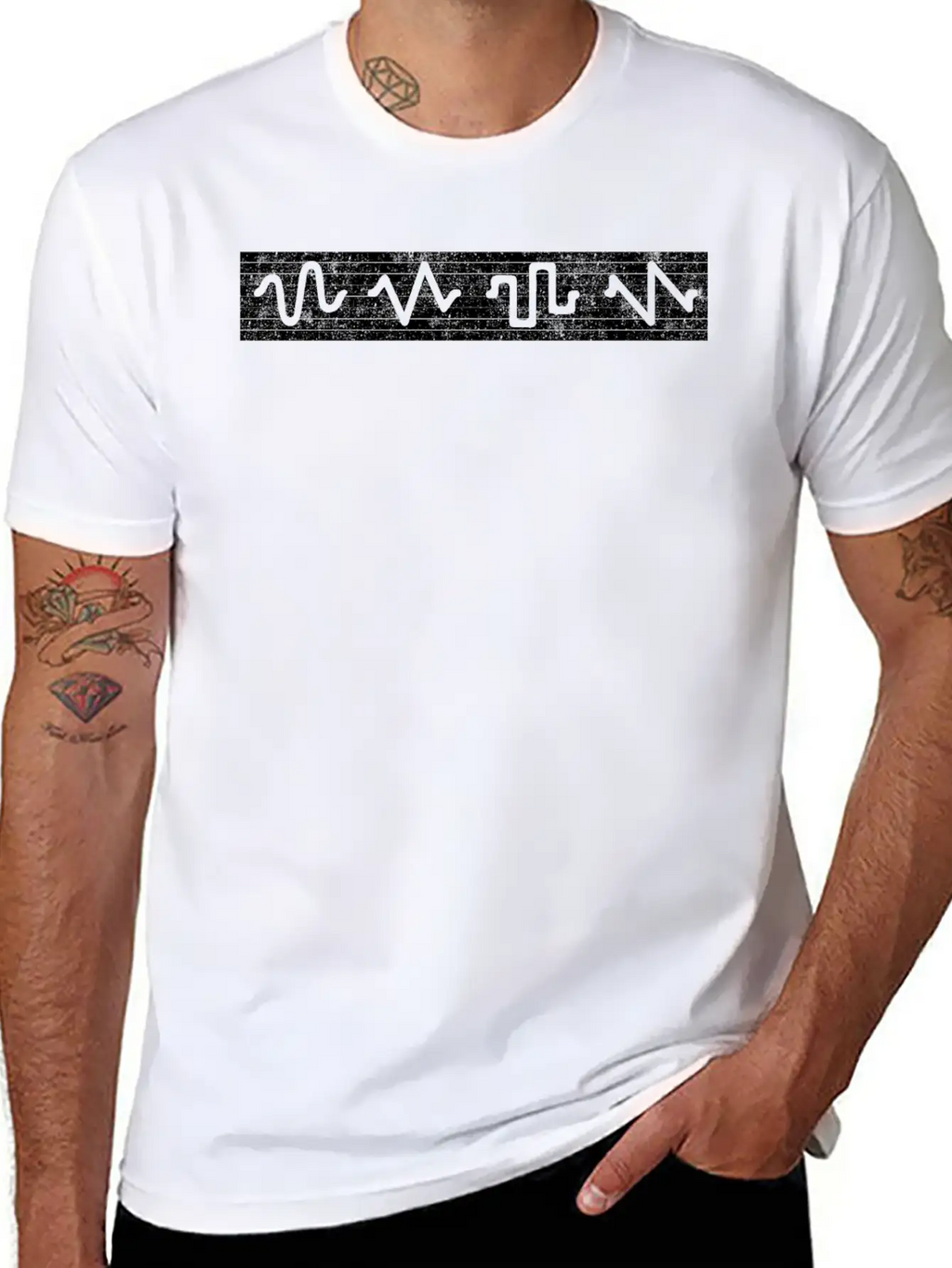 Waveform Music Producer Modular Synthesizer Unisex Casual T-Shirt – Clean Design For Daily Comfort