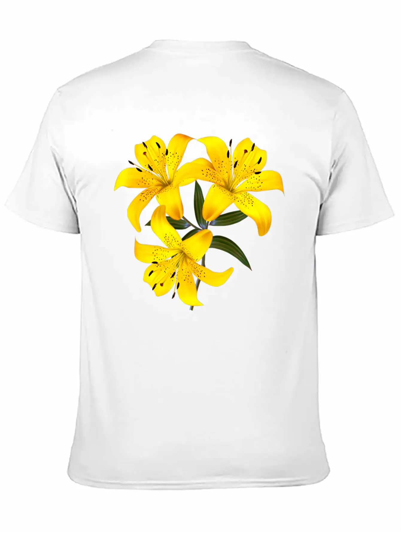 Yellow Lilies Unisex Casual T-Shirt – Clean Design For Daily Comfort